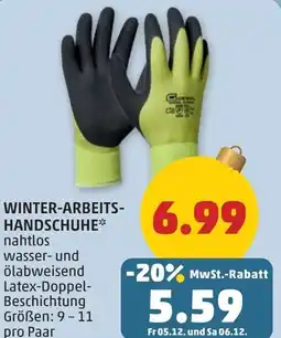 PENNY Winter-arbeits- handschuhe Angebot