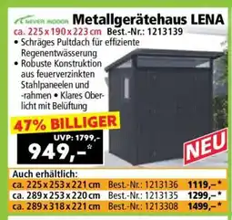 Norma Metallgerätehaus LENA Angebot