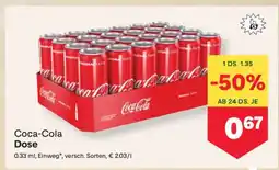 MPreis Coca-Cola Dose Angebot