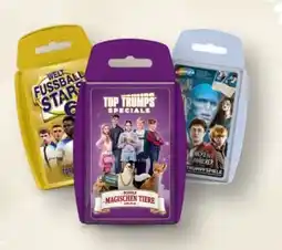 MPreis Top Trumps Spielkarten Angebot
