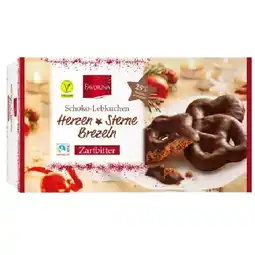 Lidl Schoko-Lebkuchen Herzen Sterne Brezeln mit Zartbitterschokolade Lidl Angebot