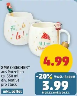 PENNY Xmas-becher Angebot