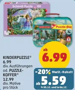 PENNY Kinderpuzzle Angebot