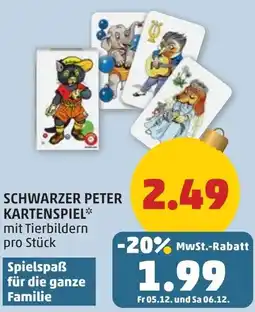PENNY Schwarzer peter kartenspiel Angebot