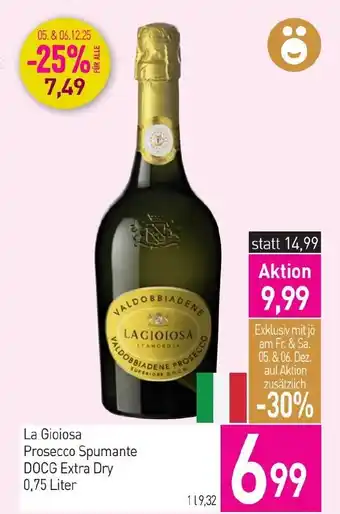 La gioiosa prosecco spumante docg extra dry