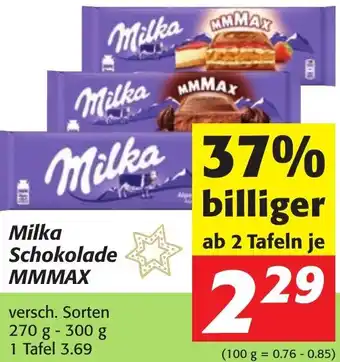 Strasser Markt Milka Schokolade MMMAX 270-300g Angebot