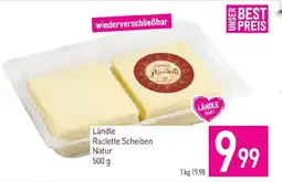 Sutterlüty Ländle Raclette Scheiben Natur Angebot
