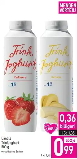 Sutterlüty Ländle Trinkjoghurt verschiedene Sorten Angebot