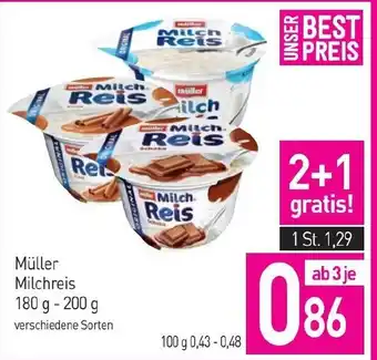 Sutterlüty Müller Milchreis Angebot
