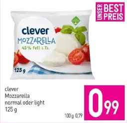 Sutterlüty clever Mozzarella normal oder light Angebot