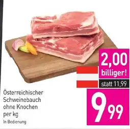 Sutterlüty Österreichischer Schweinebauch ohne Knochen Angebot