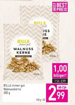 Sutterlüty Billa immer gut walnusskerne Angebot