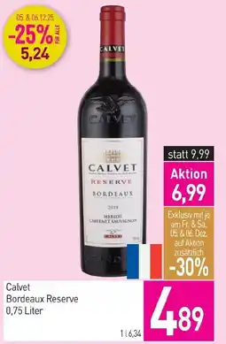 Sutterlüty Calvet Bordeaux Reserve Angebot