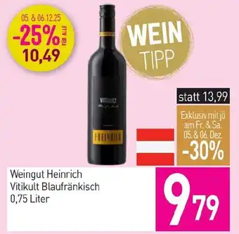 Sutterlüty Weingut heinrich vitikult blaufränkisch Angebot
