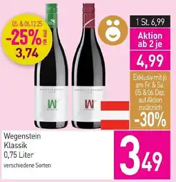 Sutterlüty Wegenstein Klassik Angebot