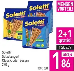 Sutterlüty Soletti Salzstangerl Classic oder Sesam Angebot