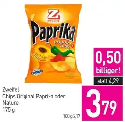 Sutterlüty Zweifel Chips Original Paprika oder Nature Angebot