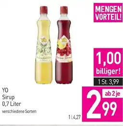 Sutterlüty YO Sirup Angebot