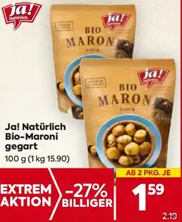 Billa ja!natürlich Bio-Maroni Angebot