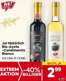 Billa ja!natürlich Bio Condimento Bianco Angebot