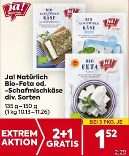 Billa ja!natürlich Bio Feta Angebot