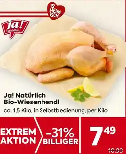 Billa ja!natürlich Bio Wiesenhendl Angebot