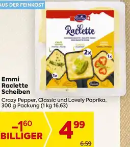 Billa Emmi Raclette Scheiben Angebot