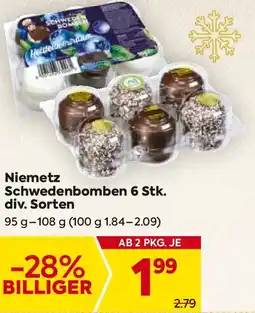 Billa Niemetz Schwedenbomben Angebot