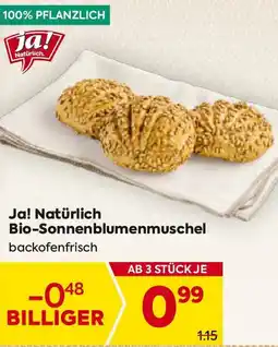 Billa ja!natürlich Bio Sonnenblumenmuschel Angebot