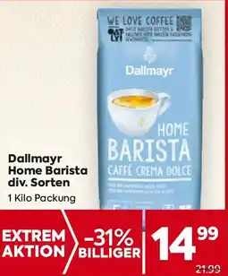 Billa Dallmayr Home Barista Angebot