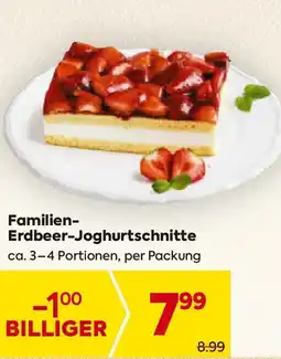 Billa Erdbeer Joghurtschnitte Angebot