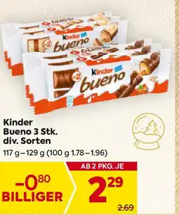Billa Ferrero Kinder Bueno Angebot