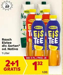Billa Rauch Eistee Angebot