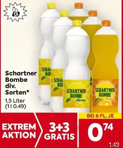 Billa Schartner Bombe Limonade Angebot