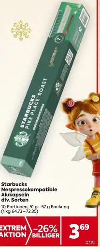 Billa Starbucks Pike Place Roast Kapseln Angebot
