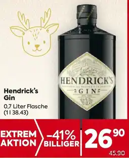 Billa William Grant & Sons Hendricks Gin Angebot