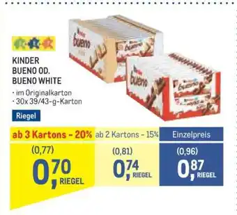 Kinder Bueno od. Bueno White