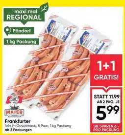Maximarkt FRANKFURTER Angebot