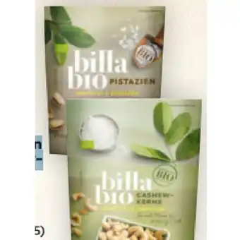 Billa Bio-Pistazien od. -Cashewkerne geröstet & gesalzen BILLA Angebot