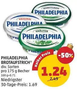 PENNY Philadelphia brotaufstrich Angebot