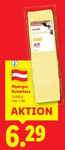 Lidl Alpengut Butterkäse Angebot