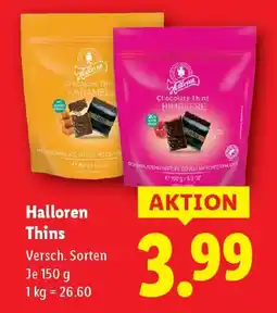 Lidl Halloren Thins Angebot