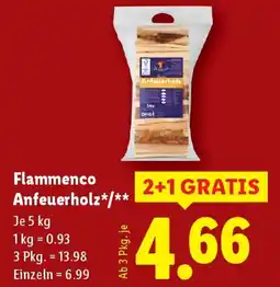 Lidl Flammenco Anfeuerholz Angebot