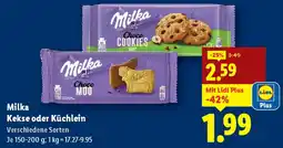 Lidl Milka Kekse oder Küchlein Angebot