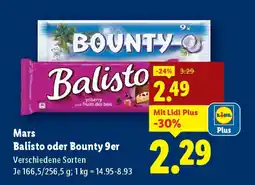 Lidl Mars Balisto oder Bounty Angebot