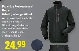 Lidl Parkside Performance Herren Arbeitsjacke, gefüttert Angebot