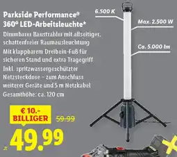 Lidl Parkside Performance 360 LED-Arbeitsleuchte Angebot