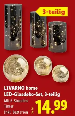 Lidl Livarno home led-glasdeko-set Angebot
