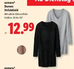 Lidl esmara Damen Strickkleid Angebot