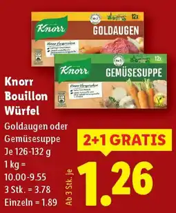 Lidl Knorr Bouillon Würfel Angebot